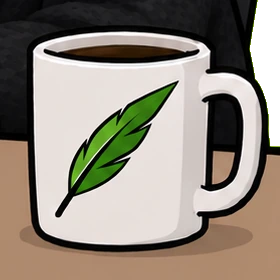 the mug that started it, still on the desk